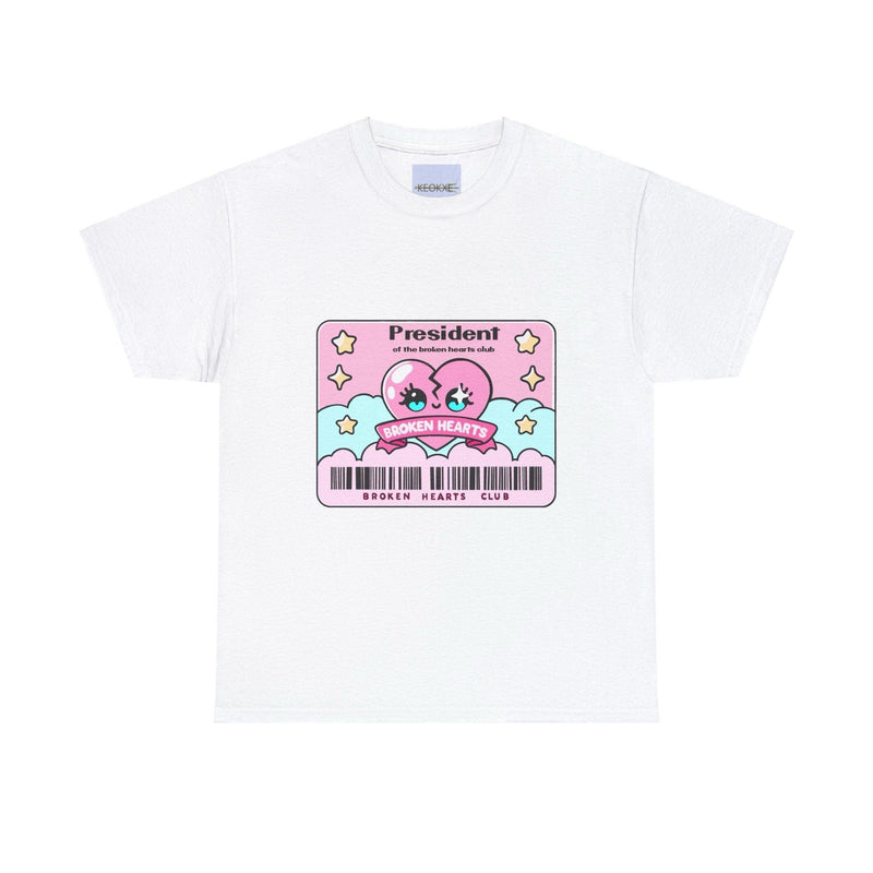 President of the Broken Hearts Club T-shirt