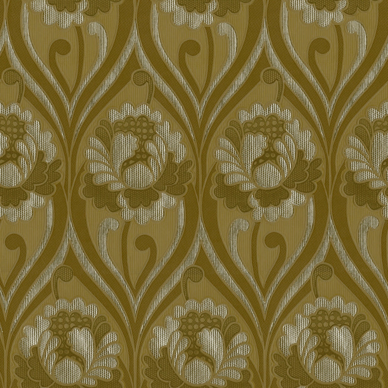 Vintage floral Damask Wallpaper