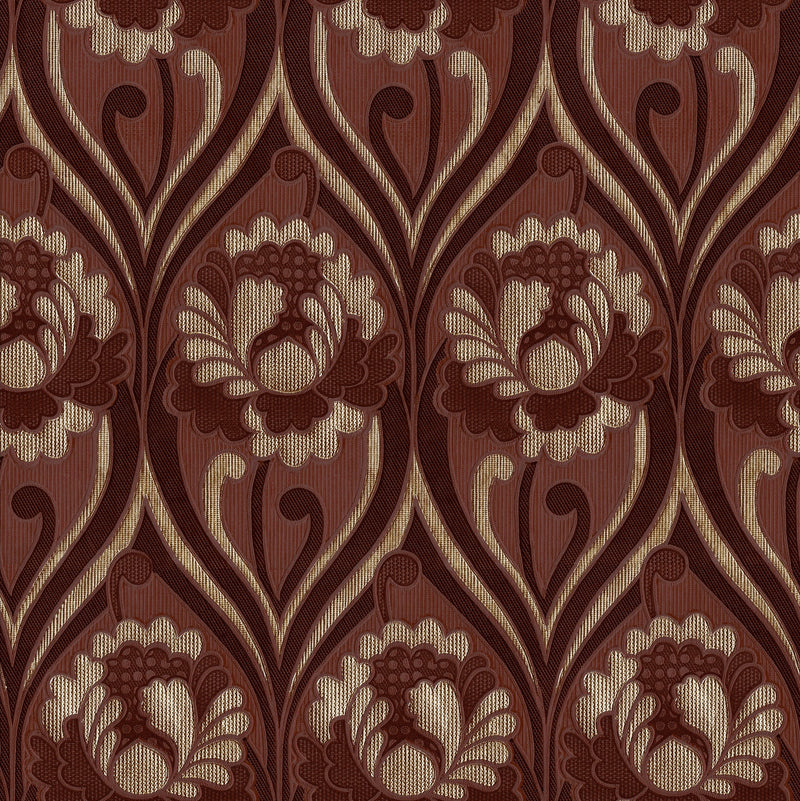 Vintage floral Damask Wallpaper
