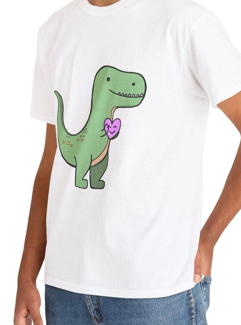 T-Rex with a Heart T-Shirt | Funny Dino Love Statement Tee