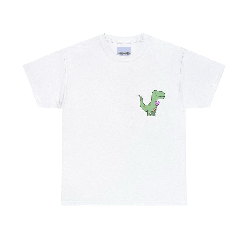 T-Rex with a Heart T-Shirt | Funny Dino Love Statement Tee