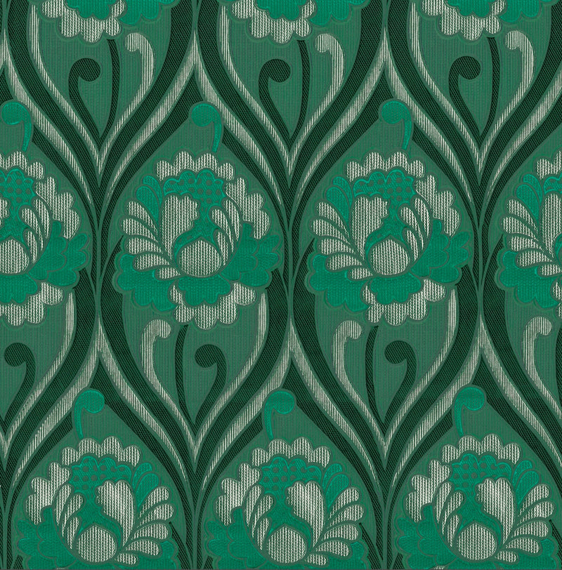 Vintage floral Damask Wallpaper