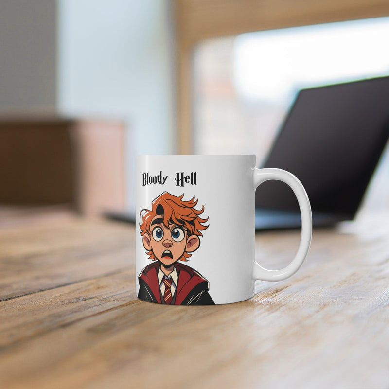 “Bloody Hell” Mug – Funny British Slang Ceramic Coffee Cup