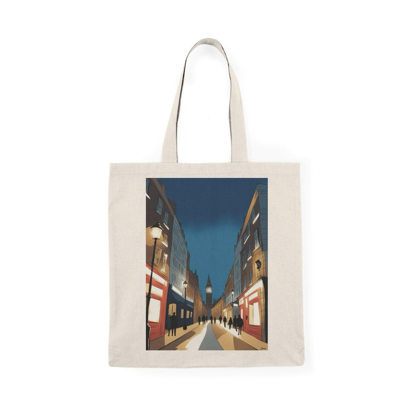London Nightscape Tote – Skyline Cotton Bag