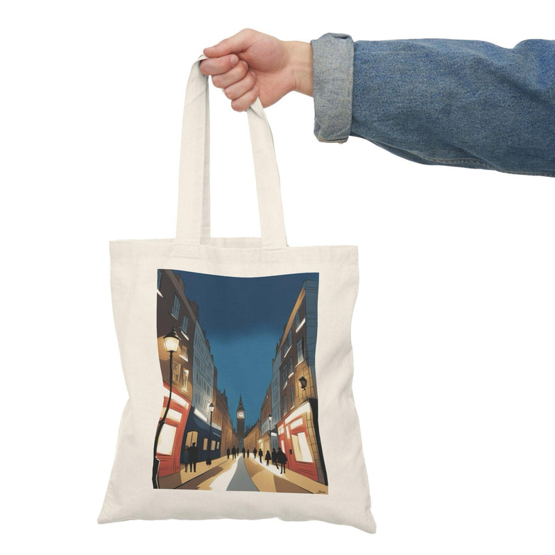 London Nightscape Tote – Skyline Cotton Bag