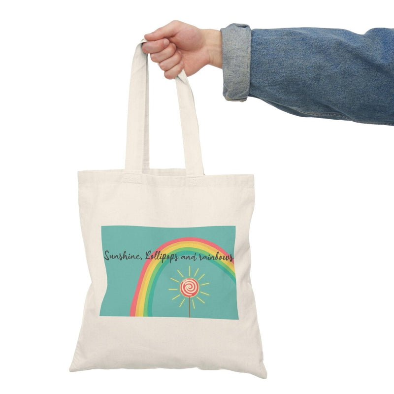 Sunshine Lollipops Rainbow Tote – Recycled Cotton Bag