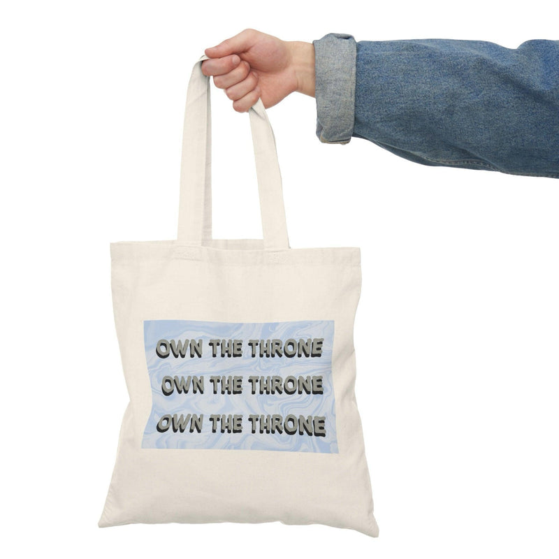 Own the Throne – Empowering Recycled Cotton Tote