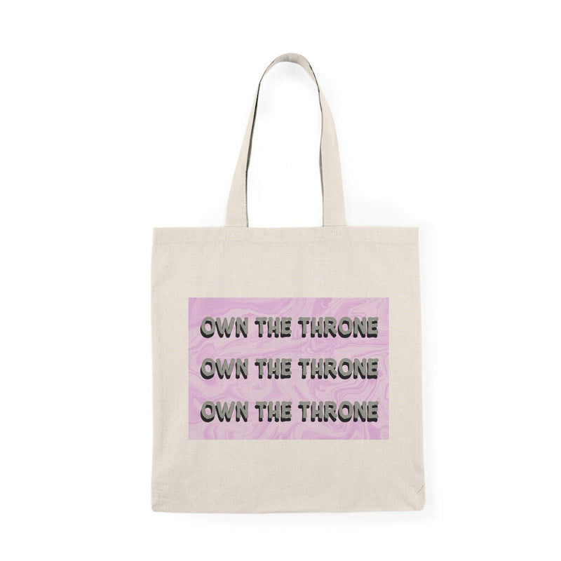 Own the Throne – Empowering Recycled Cotton Tote