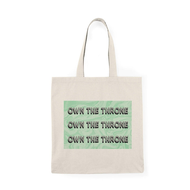 Own the Throne – Empowering Recycled Cotton Tote