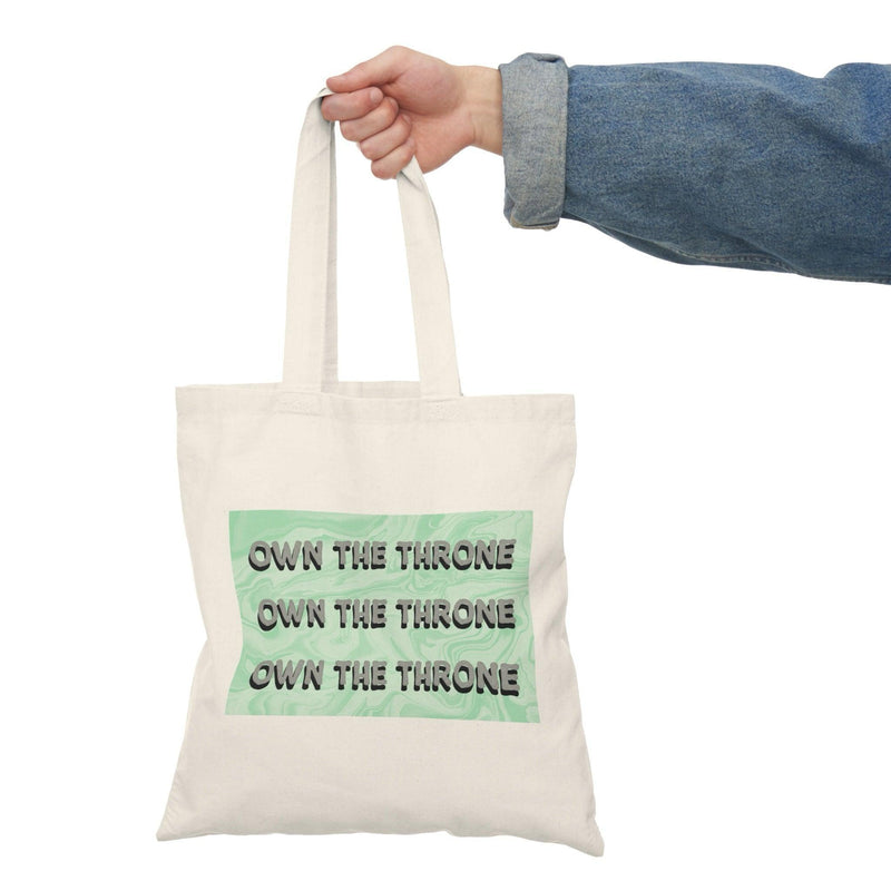 Own the Throne – Empowering Recycled Cotton Tote