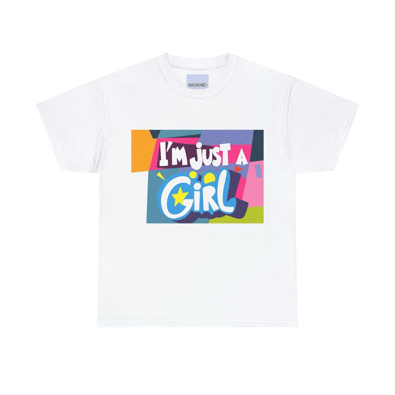 I'm Just a Girl T-Shirt | Whimsical Feminine Art Tee