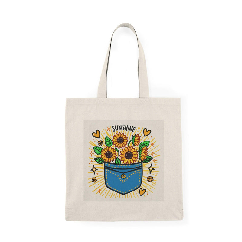 Pocket Full of Sunshine Tote Bag – Cute Eco Cotton Design