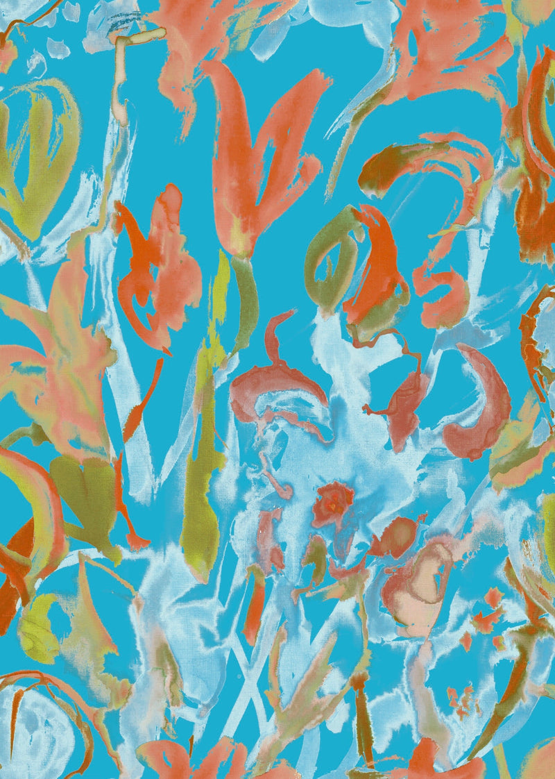 Watercolour Floral Wallpaper