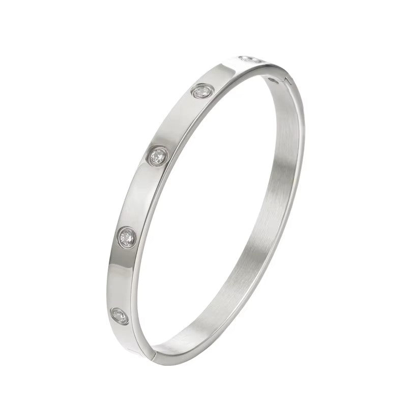 Iris 6mm Cubic Zirconia Bangle
