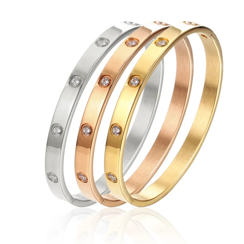 Iris 6mm Cubic Zirconia Bangle