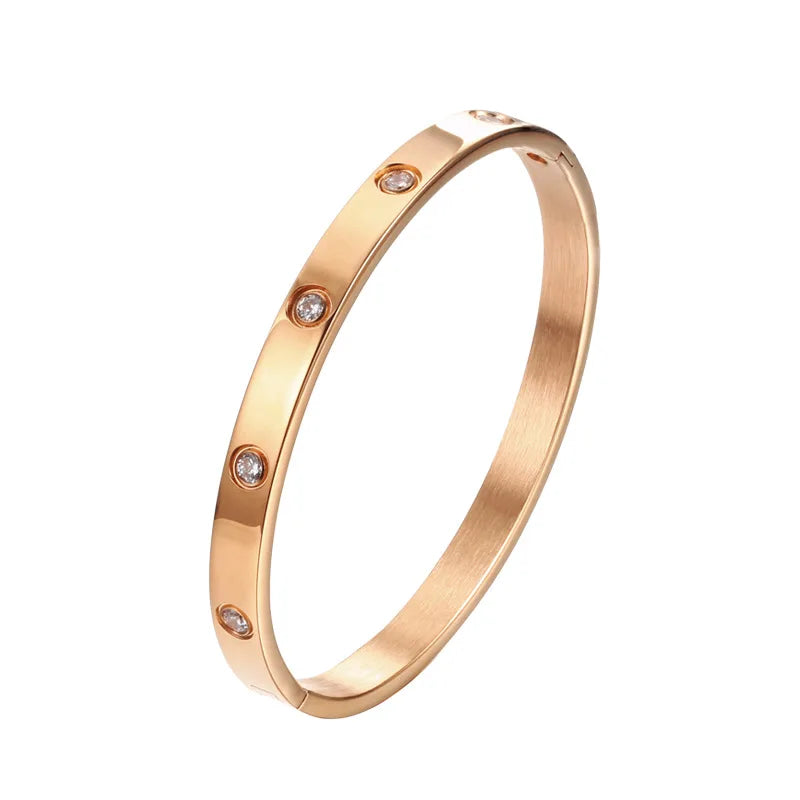 Iris 6mm Cubic Zirconia Bangle