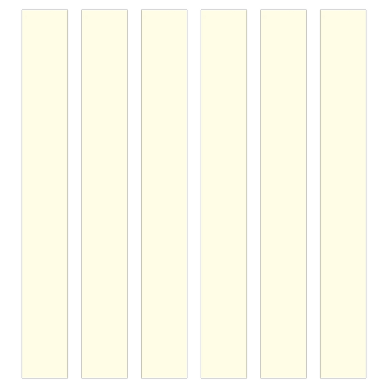 Plain Ivory Paper Chain Card Strips. 5 Meter / 16 Feet Long. Wedding Party Decor