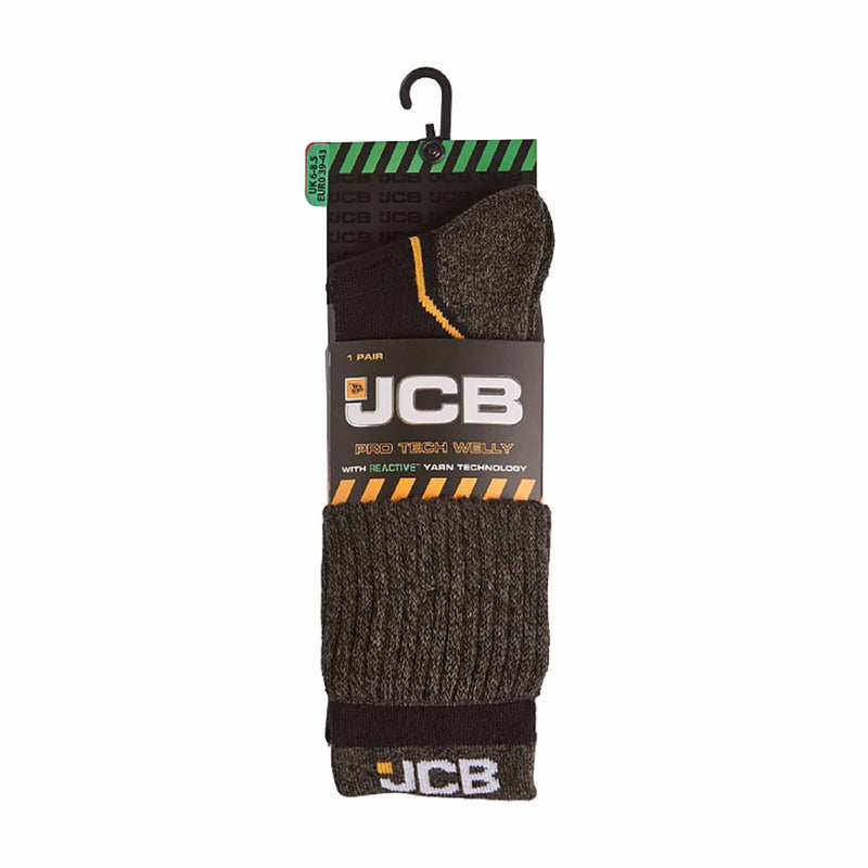 1 Pack Mens Thick Cotton Rich Pro Wellington Boot Socks for Work