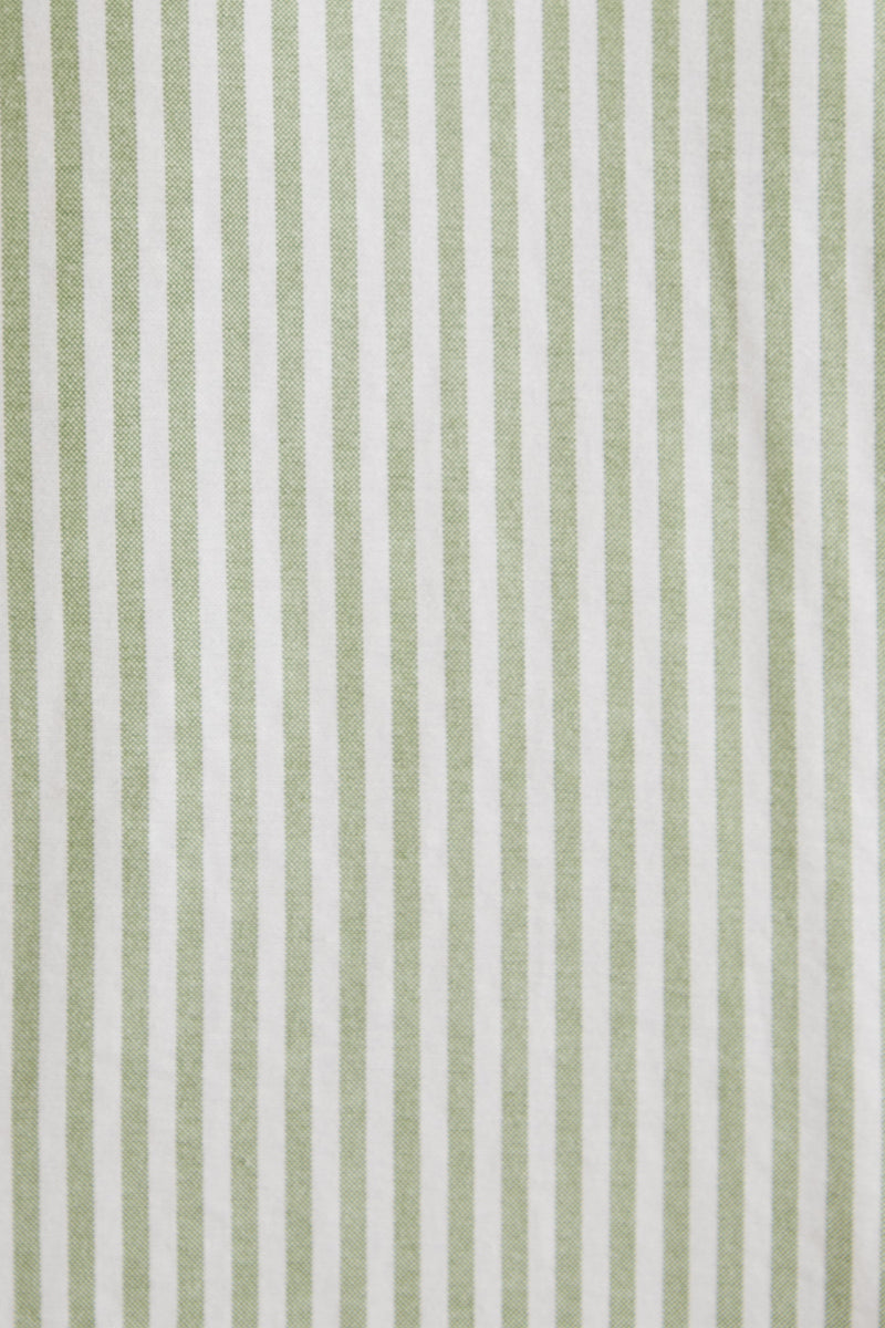 Jerrika Sail Stripe A-Line Mini Dress Green
