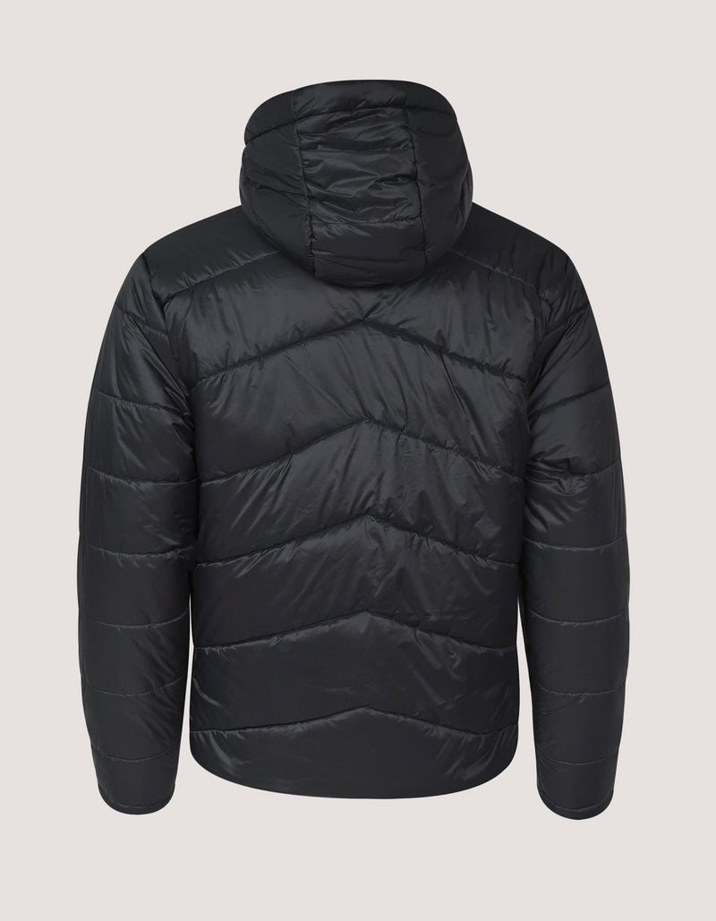 Black Hooded Puffer Jacket