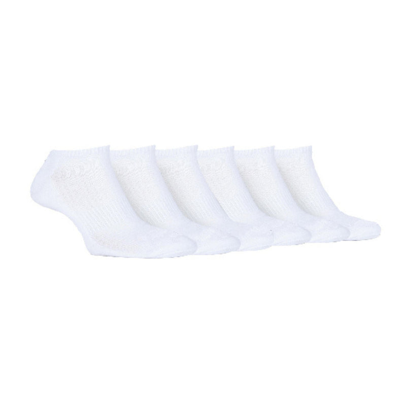 6 Pack Ladies Cotton Cushioned Low Cut Sport Ankle Socks for Running