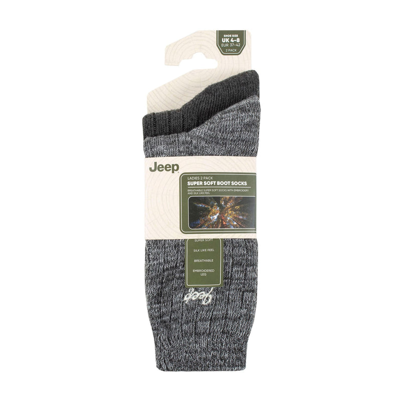 2 Pack Ladies High-Performance Polyester Boot Socks | Running Socks