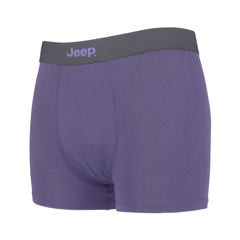 2 Pack Mens Soft Natural Bamboo Fibres Comfortable Fitted Trunks