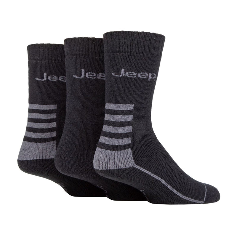 Men's 3 Pack Cotton Blend Boot Socks | Anti-Blister Hiking & Walking Socks