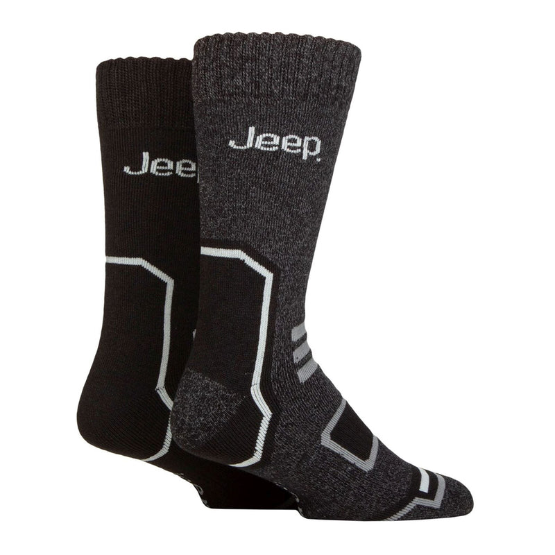 Men's 2 Pack Tech Thermal Boot Socks | Chunky Winter Performance Socks