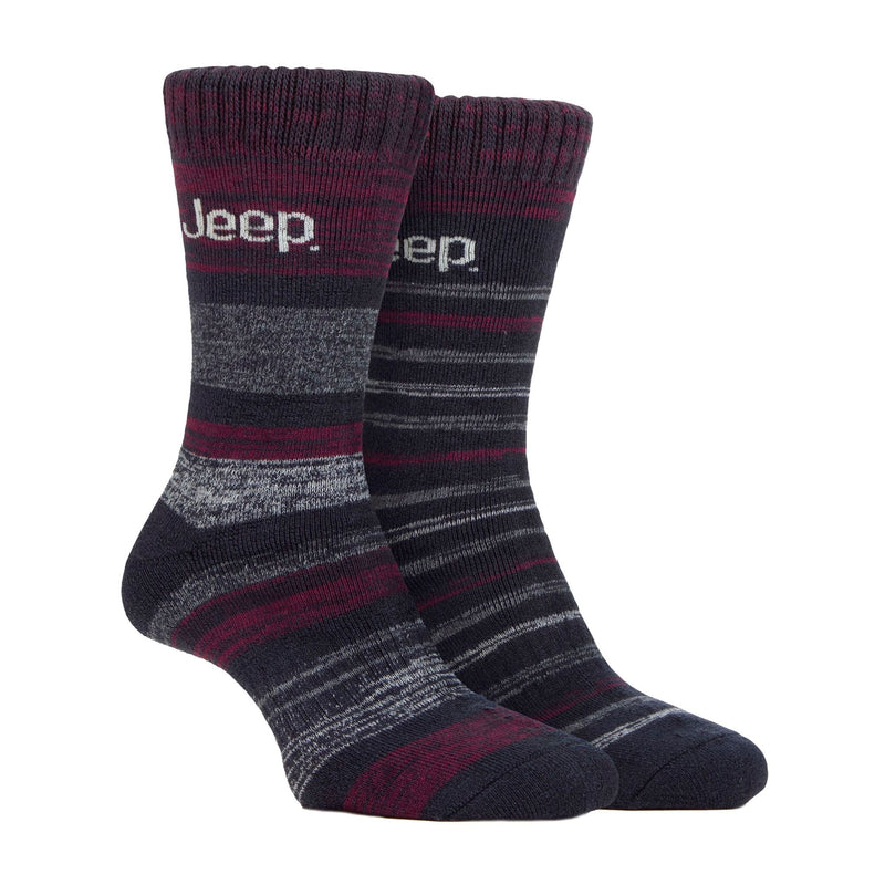Men's 2 Pack Tech Thermal Boot Socks | Chunky Winter Performance Socks