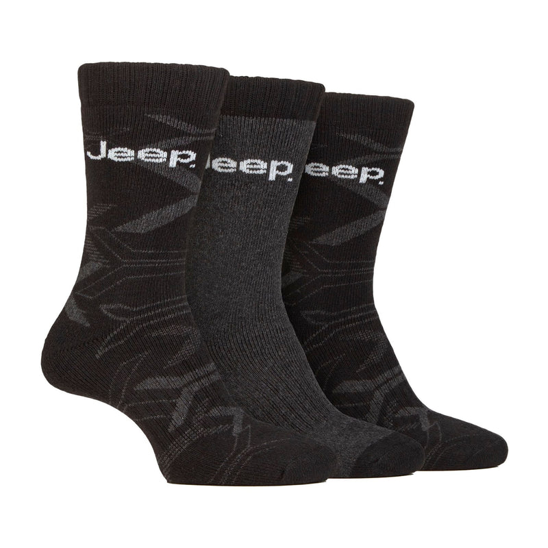 Men's Camo Boot Socks - Cushioned Anti-Blister Camouflage Socks