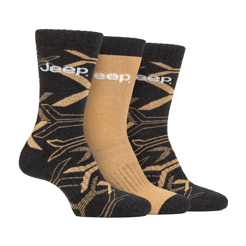 Men's Camo Boot Socks - Cushioned Anti-Blister Camouflage Socks