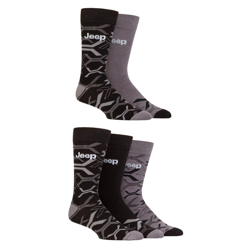 Breathable Men's Bamboo Socks: 5-Pack Everyday Leisure & Dress