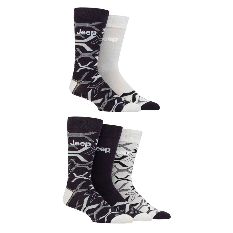 Breathable Men's Bamboo Socks: 5-Pack Everyday Leisure & Dress