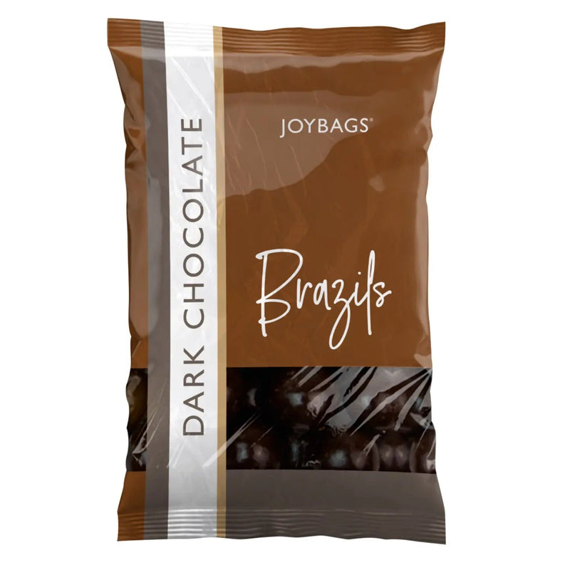 Joybags dark chocolate covered Brazil nuts