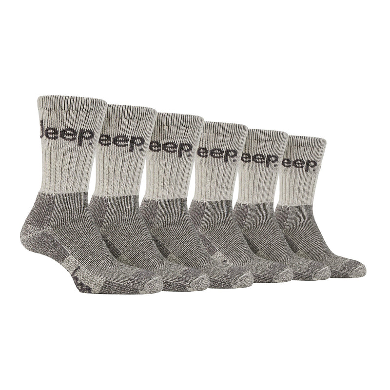 Mens Luxury Cushioned Cotton Hiking Socks (Multipack Options)