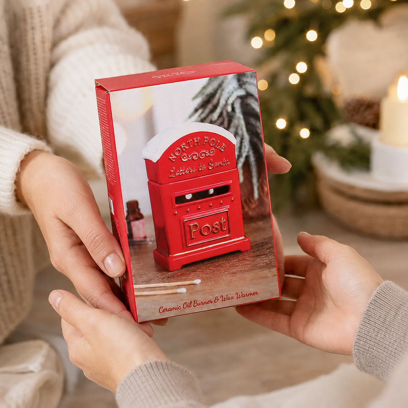 Christmas Post Box Oil and Wax Burner