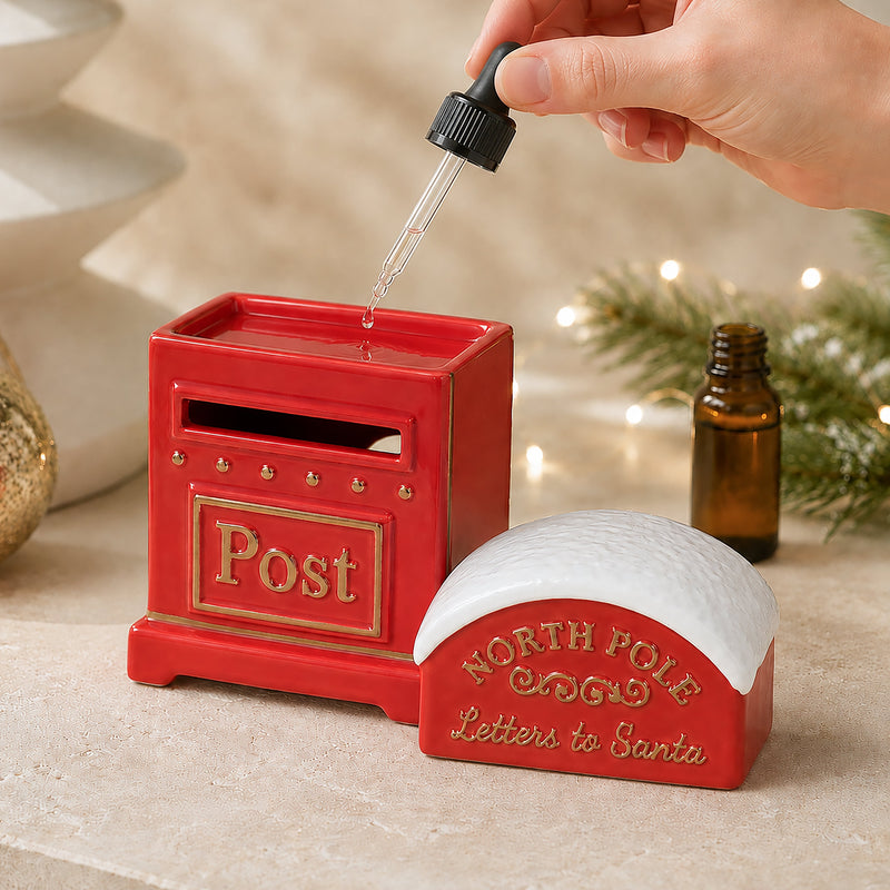 Christmas Post Box Oil and Wax Burner