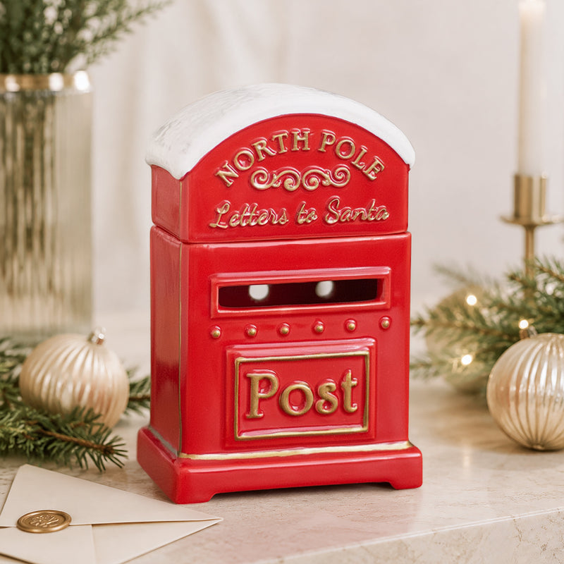 Christmas Post Box Oil and Wax Burner
