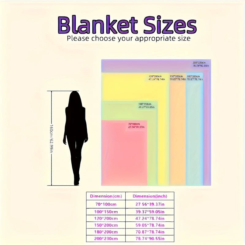 Jacquard Weighted Blanket - Soft, Warm & Thickened Comfort Winter Fleece Throw