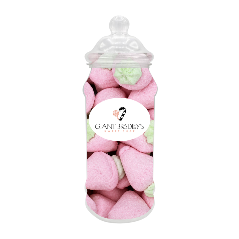 Jelly Filled Strawberry Marshmallows