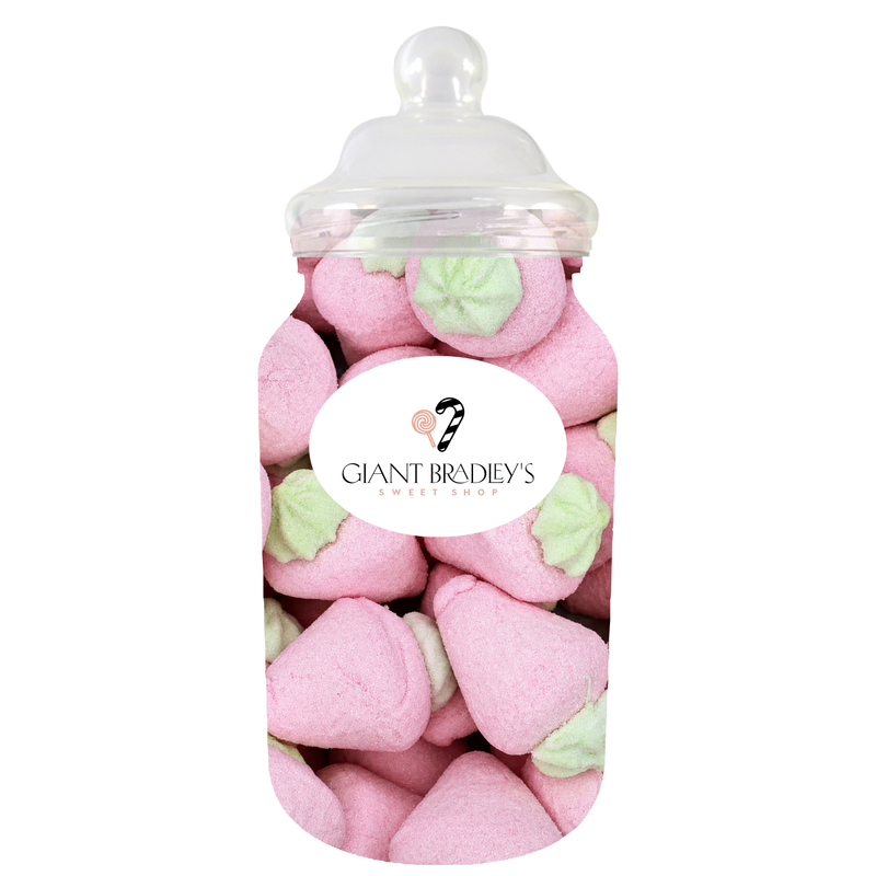 Jelly Filled Strawberry Marshmallows