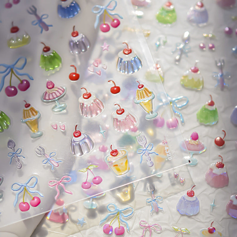 Hello Claws | Jelly Pudding Nail Deco Sticker
