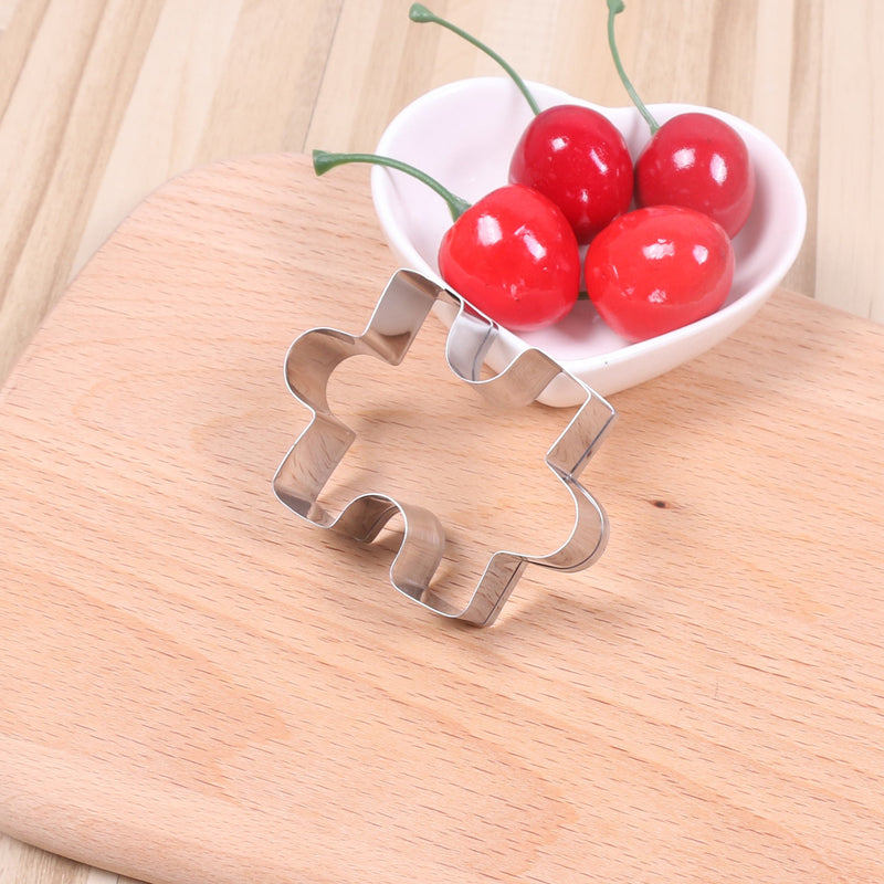 Jigsaw Puzzle Cookie Cutter - Stainless Steel Durable Baking Tool