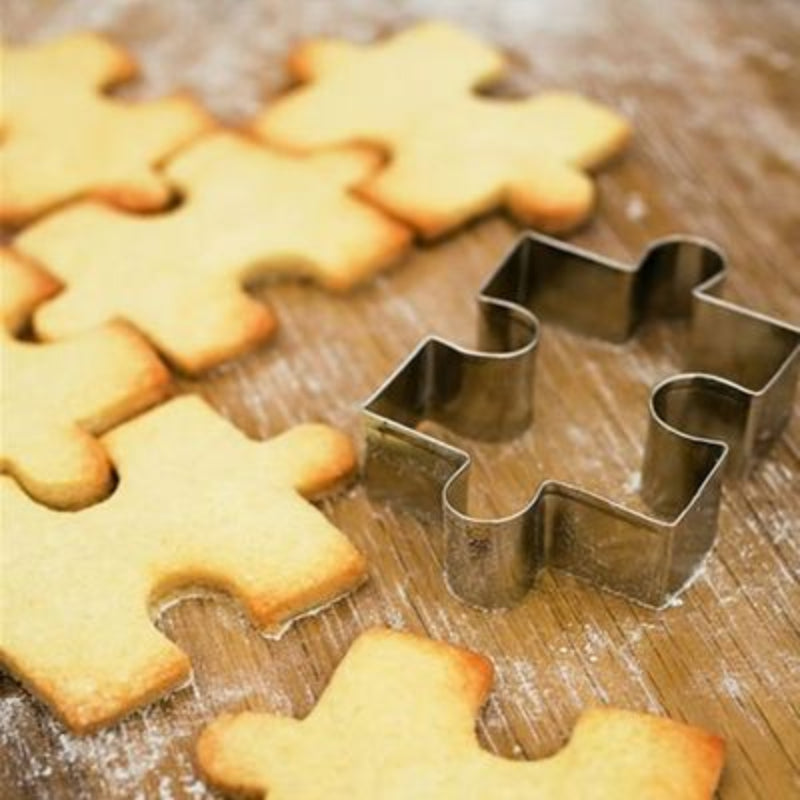Jigsaw Puzzle Cookie Cutter - Stainless Steel Durable Baking Tool