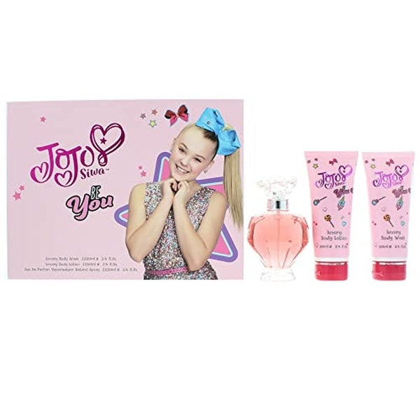 JoJo Siwa Be You Gift Set 100ml EDP + 100ml Body Wash + 100ml Body Lotion