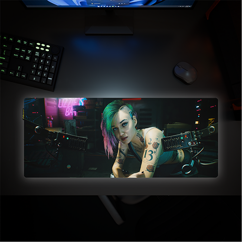 Cyberpunk® 2077 Desk Mat - Judy Alvarez