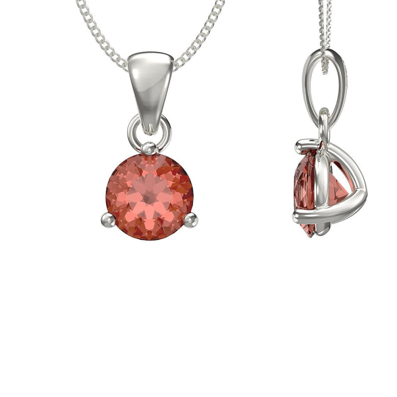July Birthstone Pendant Necklace