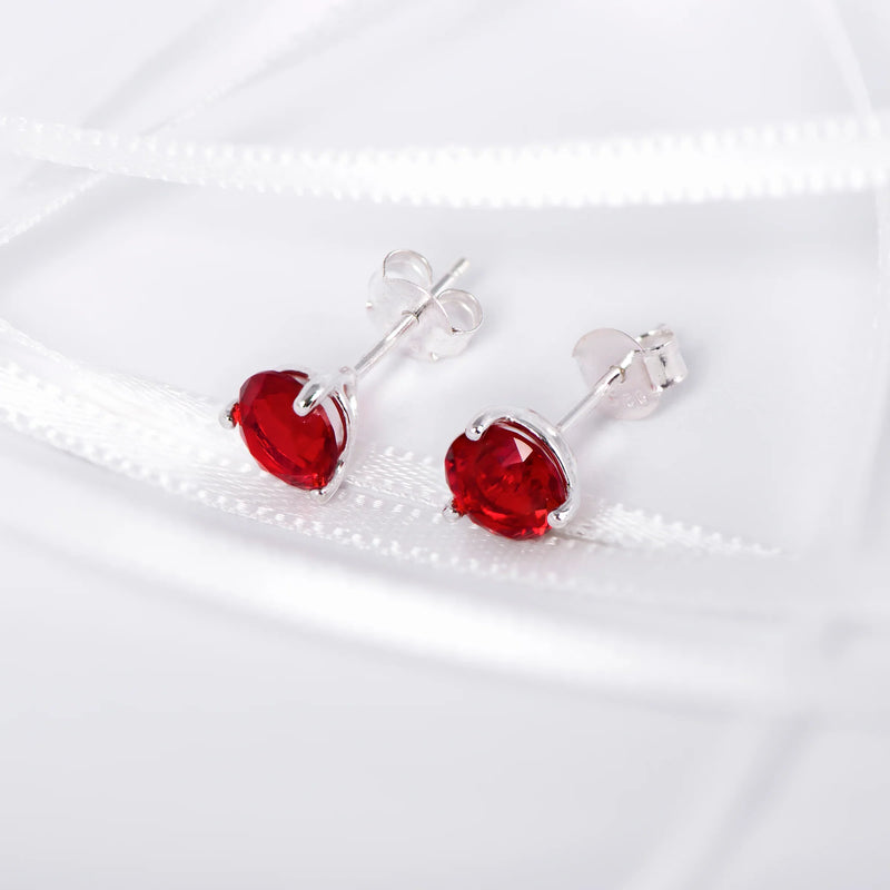 July Birthstone Stud Earrings