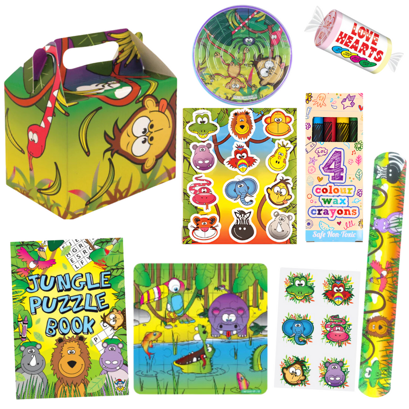 Jungle Theme Pre-Filled Party Box
